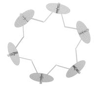 jojofuny 6 pièces Filtre Métallique Inoxydable pour Entonnoir Tamis Amovible Filtre Maille Fine Compatible avec Différents Entonnoirs Accessoires Cuisine Polyvalents Acier Inox