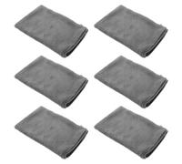 jojofuny 6 Pièces Moufles Fibre Ultra Douce, Moufles Démaquillants Réutilisables Design à Doigts, Serviettes de Bain Absorbantes Style Européen, Lavables et Élégantes
