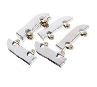 jojofuny 6 pièces Poulies Porte Coulissante Verre Roulettes Cuivre Inoxydable pour Portes Armoire et Vitrine