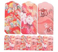 jojofuny 60 Pièces Envelopes For Chinese Year Wedding Party Décor Traditional Luck Money Pockets With Elegant Floral Designs Festive Packets For Celebration Accessory
