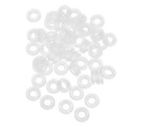 jojofuny 60 Pièces Lave-glace à l'oreille Pousquettes de boucle d'oreille pour dormir coussins pour clips sur boucles d'oreilles convertisseur d'oreille Gel de silice Transparent