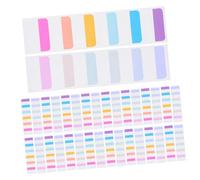 jojofuny 600 Pièces Onglets Autocollants Écrits pour Annotation Marque-pages Transparente Sans Résidu pour Organisation de Documents et Fichiers