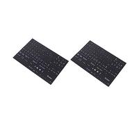 jojofuny 6feuilles Autocollants pour Clavier Anglais De Stickers pour Ordinateur Portable Et Bureau Facile à Appliquer Retirer pour Mise à Jour des Touches Usées