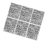 jojofuny 6feuilles Lettres Alphabet Adhésives pour Bulletin Information et Boîte aux Lettres Stickers Muraux
