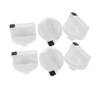 jojofuny 6pièces Bouton De Commande De Four Blanc Rotatif De Remplacement Pour Cuisinière à Gaz Bouton De Brûleur Pour Appareils De Cuisine