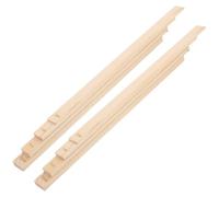 jojofuny 8 pièces Set de Guides Bois pour Poterie Barres Carrées Pin pour Découpe Précise Argile Outils de Modelage pour Épaisseur Contrôlée des Plaques Argile