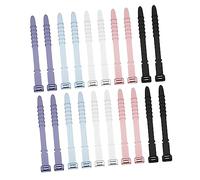 jojofuny 80 pièces Lot de Organisateurs de Câbles Silicone Réutilisables Attaches Réglables pour Gestion de Fils Souples et Casques Emmêlement Suspension Rangement Pratique pour Câbles USB
