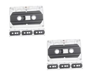 jojofuny 8pièces Cassettes Audio Vides pour Décoration Enregistrements De Souhaits Messages Amour Vintage Et Élégant pour Bureau Et Salon