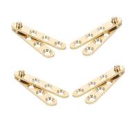 jojofuny 8pièces Charnières De Porte Pivotantes Cuivre Paumelle Meuble Ancien Autofermant Pivot Rotatif Pour Portes Bois Verre Charnières Cache Pour Cuisine Bureau Et Commercial