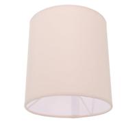 jojofuny Abat Jour Cylindre en Tissu Beige Élégant, Design Léger et Compatible Lampe de Table pour Espace Domestique Moderne