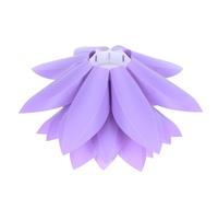 jojofuny Abat-jour Forme De Lotus Créatif Pour Suspension Et Lampe De Table Décoration Élégante Pour Salon Chambre Et Bureau Hauteur Couleur Violette