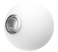 jojofuny Abat-Jour Globe en Verre 10 CM Blanc Rond pour Plafonnier G9, Design Sphérique Moderne, Adapté Salon, Chambre, Salle à Manger, Solide et Robuste