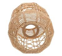 jojofuny Abat-Jour Suspendu en Corde de Papier Tissé Imitation Rotin, Petit Modèle Xh24-566, Abat-Jour Creux Rétro pour Plafonnier, Décoration Naturelle pour Salle à Manger et Salon