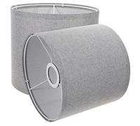 jojofuny Abat-jours Teinte Claire Élégante et Moderne Design Détachable Lot de 2 en Lin Léger pour Lampe de Table en Salon ou Chambre