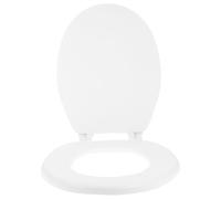 jojofuny Abattant Wc Mousse Épaisse Blanc Forme U Housse Siège Toilette Silencieux Accessoire Salle de Bain Confortable Produit de Salle de Bain Résistant Joint de Toilette Doux