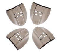 jojofuny Abri de Protection Latérale pour Lunettes 2 Paires Marron Foncé en Tpu Légères et Pratiques Accessoires de Sécurité pour Lunettes Utilisation Industrielle et Médicale