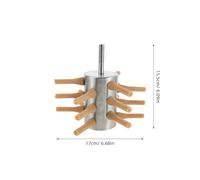 jojofuny Accessoire de Plumeuse à Poulets en Acier Inoxydable 18 Doigts Petite Machine à Plumer Électrique pour Volailles Adaptée Poulets Canards Oies Matériel Agricole la Cuisine et