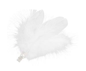 jojofuny Accessoires Cheveux Danse Ailes d'Ange pour Filles, Pinces Légères en Alliage Plumage, pour Ballets et Costumes Féeriques