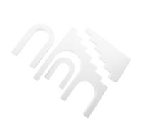 jojofuny Accessoires Photo Cubiques 4 Pièces Blanc Cubes 3D Légers et Portables pour Séance Photo Maquillage Cosmétiques Bijoux et Food Styling Décor Studio Professionnel