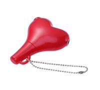 jojofuny Adaptateur Audio Cœur pour Partage Musical Répartiteur Casque Stéréo Sorties Compatible avec Appareils Embout Jack Rouge