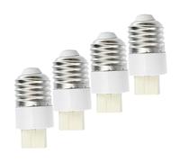 jojofuny Adaptateur Culot E27 vers G9 Certifié, Convertisseur Électrique Pratique, Compatible Lampes LED et Halogènes, Lot 4 Pièces pour Éclairage Intérieur et Atelier, Usage Solide