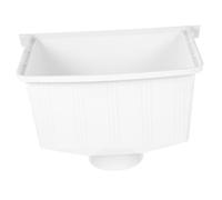 jojofuny Adaptateur Gouttière PVC Robuste Connecteur Descente Pluie Anti-fuite Accessoire Drainage pour Tuyaux de Descente