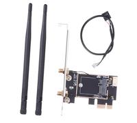 jojofuny Adaptateur Pcie WiFi Ultra-Low Latency pour Amélioration De Signal Réseau Pc Optimisez Vos Connexions pour Gaming Et Streaming sans Interruption
