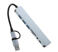 jojofuny Adaptateur USB Type Multiprise USB avec Ports Expansibles pour Ordinateurs Et Périphériques Connecteurs Pratiques pour Transfert De Données Sécurisé Et Rapide