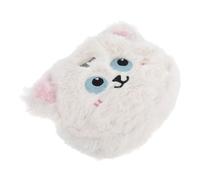 jojofuny Adorable Chat en Peluche De Médaille De Dessin Animé Pouche De Rangement pour Pièces Et Cartes Kawaii Carte Holder pour Femmes Et Enfants Soft Soft Plux Pouch pour Le