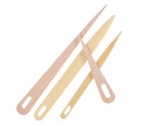 jojofuny Aiguilles à Tapisserie en Bois Polyvalentes, Lot de 4 pour Crochet et Tissage Manuel, Adaptées la Décoration et Bricolage