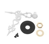 jojofuny Aiguilles de Remplacement pour Horloge Coucou en Plastique Blanc, Kit Précis et Silencieux pour Réparation Mécanique, Aiguilles Décoratives Dorées Adaptées aux Mini-horloges