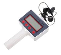 jojofuny Anémomètre Portable Compact et Léger en Plastique avec Écran Lcd pour Mesure Précise Vitesse du Vent en Gestion Forestière et Travail Terrain