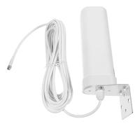jojofuny Antenne 4g Extérieure Omnidirectionnelle Puissante 16-18dbi en Métal et Plastique pour Augmenter Signal WiFi Stable en Intérieur et Extérieur
