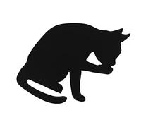 jojofuny Applique Murale Led Chat à Contrôle Sonore Et Lumineux, Veilleuse Silhouette Chat Noir, Lampe Nuit Déco Chambre Garçon Et Filles, Pile Intégrée, Utilisation Nocturne Sûre