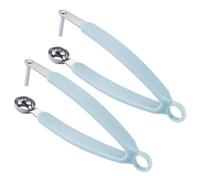 jojofuny Arrache-noyaux Prise en Main Facile de 2pcs Fruits en Acier Inoxydable Design Simple et Pratique Outil pour Cerises et Dattes Cuisine