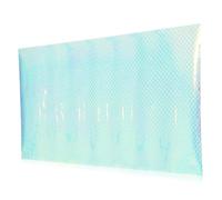 jojofuny Autocollant Vinyle Holographique Autocollant Motif Écailles de Poisson Bleu pour Décoration Tasse et DIY Auto-adhésif Léger et Coloré pour Fête et Artisanat