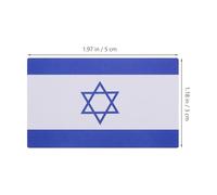 jojofuny Autocollants Drapeau Israélien 50X30Mm 1000 Pièces Étiquettes Autocollantes pour Agenda Ordinateur Portable Bagages Bouteilles Scrapbooking et Loisirs Créatifs