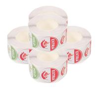 jojofuny Autocollants Indicateurs Épicés 4 Niveaux 5 Rouleaux de 500 Étiquettes Rondes 25 MM Étiquettes D’Avertissement Alimentaires pour Sauces Piquantes Snacks et Organisation de