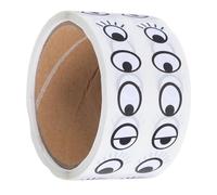 jojofuny Autocollants Yeux Mobiles Rouleau Stickers Yeux Pour Voiture Garçon Fille Décoration Bricolage Auto-adhésifs Amusants