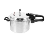 jojofuny Autocuiseur 4l en Alliage D'aluminium Poli, Compatible Cuisinière à Gaz et Induction 20 Cm, Marmite Haute Pression Multifonction pour Cuisson Rapide et Économie D'énergie