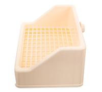 jojofuny Bac à Litière Lapin Anti-retournement avec Entrée Basse et Maille Sécurisée Toilette pour Lapin Hamster et Cochons sans Odeur Facile à Nettoyer pour Intérieur et Extérieur