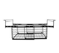 jojofuny Bac de Rangement Suspendu pour Congélateur Coffre Réglable en Fil Métallique Panier Séparateur Noir Inserts Ajustables Organisateur de Congélateur Profond Cuisine et Stockage