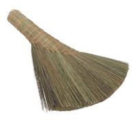 jojofuny Balai de Paille Artisanal à Main Balai Doux Antistatique en Paille Naturelle Balayette Petite Taille pour Dépoussiérer Canapé Lit et Espaces Intérieurs