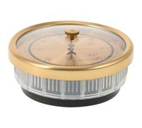 jojofuny Baromètre Multifonctionnel à Cadran 1 Pièce Manomètre de Pression d'Air Intérieur Thermomètre Hygromètre Portable Mesure Précise pour Maison et Jardin Outil Météo Compact