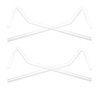 jojofuny Barres D'écartement pour Laboratoire Répartition Pression Lot de 4 en Verre Lisse pour Travaux Expérimentaux Scolaires