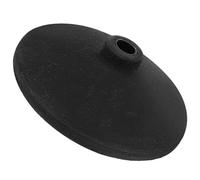 jojofuny Base en Caoutchouc Noir Équipement Stable 1kg pour Poteau D'agilité, Accessoire D'entraînement de Basketball et Football pour Amélioration des Compétences Sportives