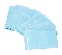 jojofuny Bavoirs Jetables Facile à Porter en Papier Léger et Respirant pour Lot de 10 Design Humanisé pour Adultes pour Personnes Âgées et Handicapées