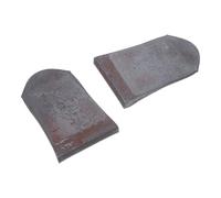 jojofuny Bloc de Fixation en Fer pour Manche de Houe Lot de 2 Cales Métalliques de Stabilisation pour Outil de Jardinage, Dispositif de Renfort Solide pour Remplacement et