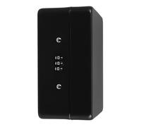 jojofuny Boîte à Clés Murale Sécurisée à Code 6 Crochets, Armoire en Métal Noir Grosse Capacité pour Maison, Bureau et Agences Immobilières, Organisateur de Clés Antivol Robuste et