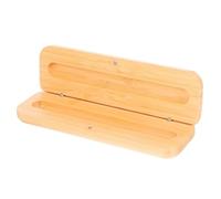jojofuny Boîte à Crayons Fonction de Rangement Sécurisée Simple et Chic en Bambou pour Stylos, pour Bureau et Organisation Créative